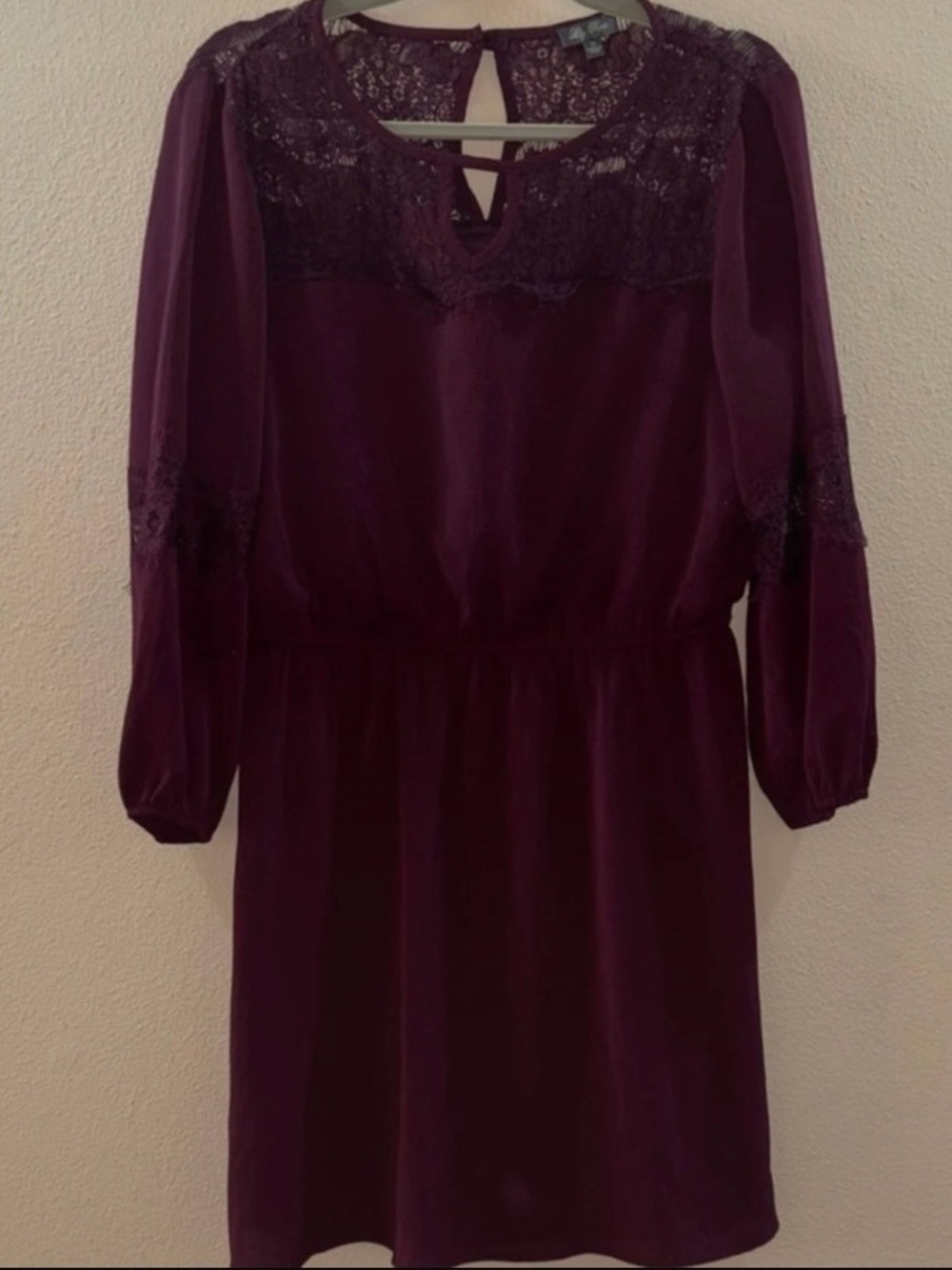 Lily Rose Merlot Dress